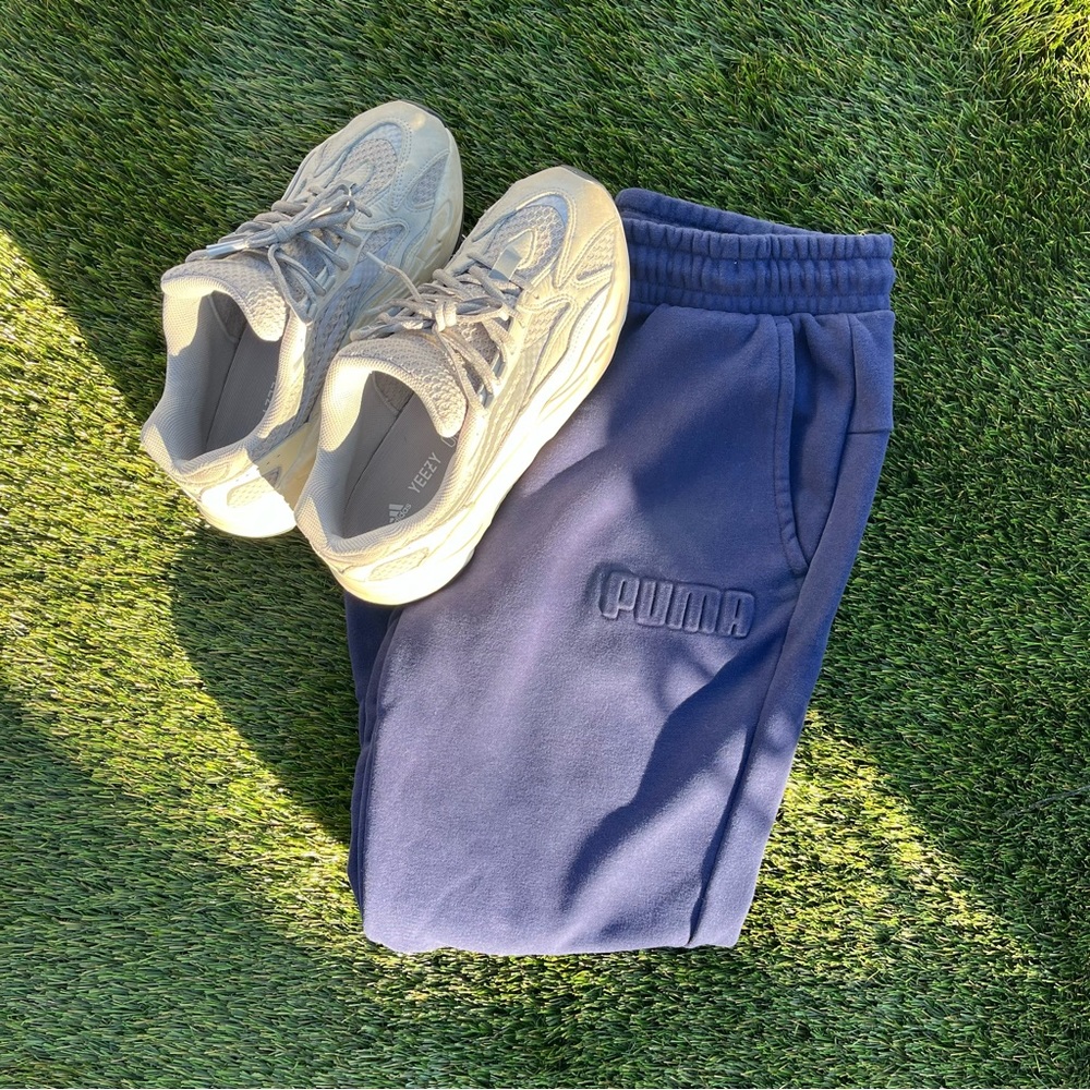 Navy Blue Puma Joggers Size M